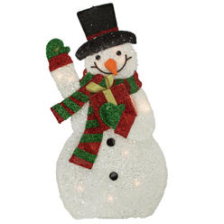 northlight 32 lighted tinsel waving snowman with gift christmas outdoor decoration - Outdoor Lighted Tinsel Christmas Decorations northlight 32 lighted tinsel waving snowman with gift christmas outdoor decoration - Outdoor Lighted Tinsel Christmas Decorations
