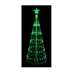 Northlight 12' Green LED Lighted Show Cone Christmas Tree Outdoor Decoration