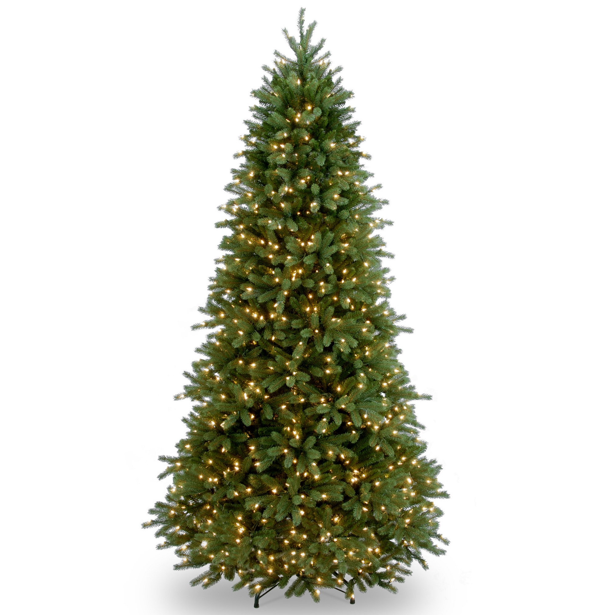 National Tree Company 7.5’ Pre-Lit Jersey Fraser Fir Artificial Christmas Tree, Clear Lights