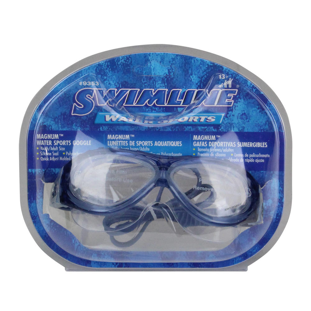 Swim Central 6.75" Blue Magnum Water Sports Swimming Pool Goggles