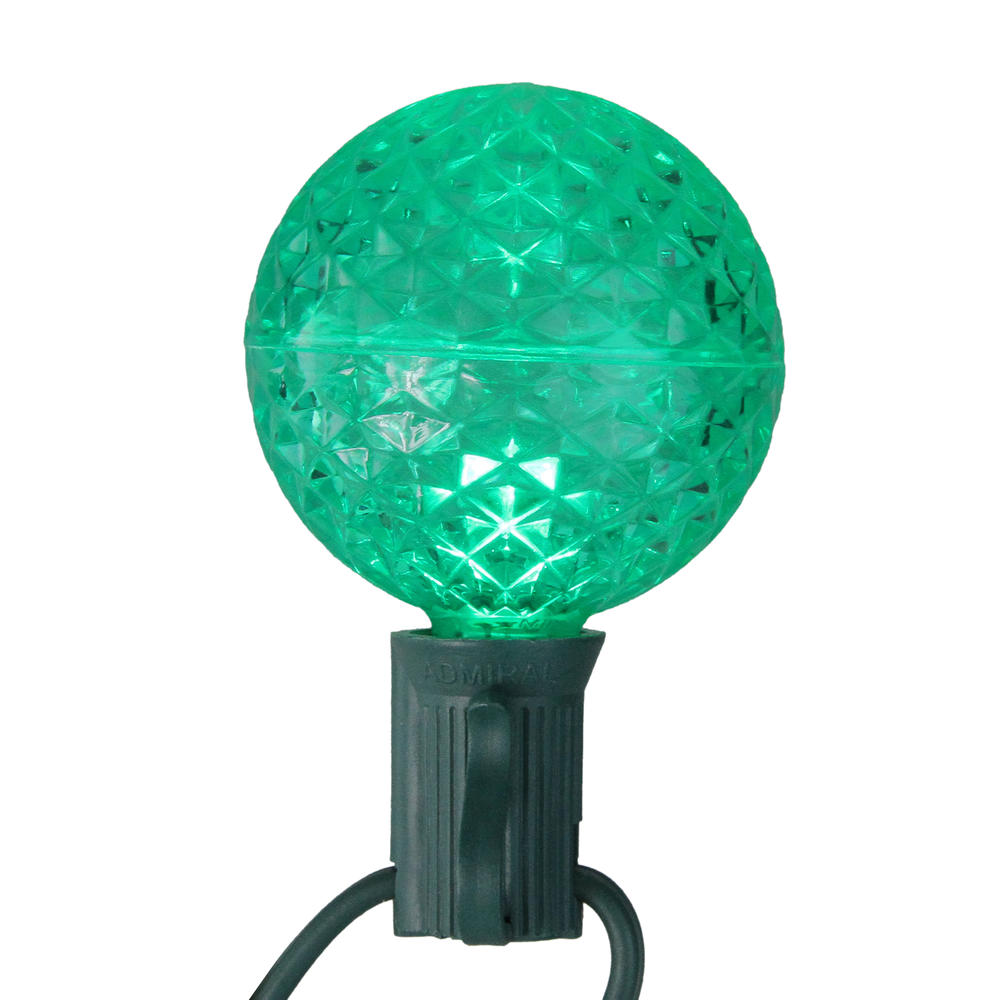 Vickerman Club Pack of 25 Green LED G50 Christmas Replacement Bulbs - E12 Base
