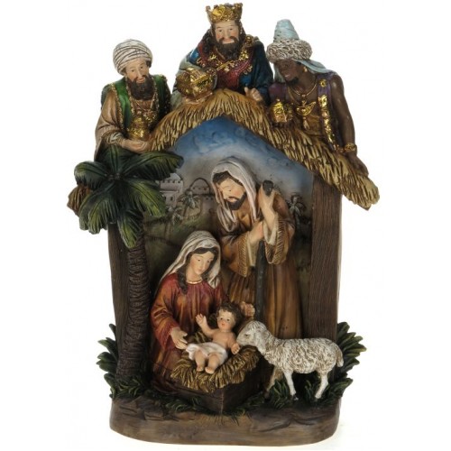 Mark Roberts 12" Religious Nativity Creche Scene Christmas Table Top Decoration