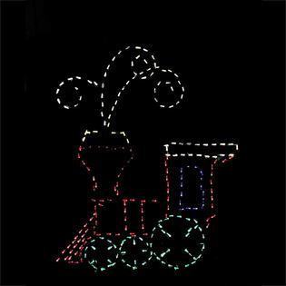 Product Works 889299900136 60 Pre Lit Multi Color Led Animated