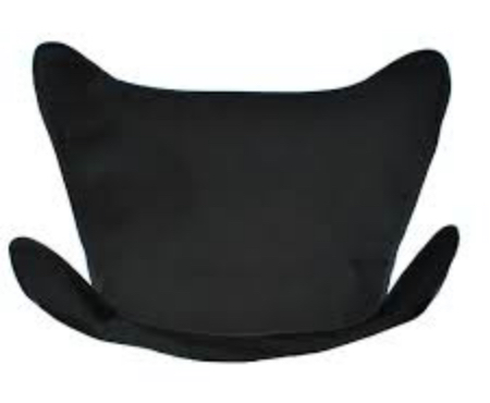 The Hamptons Collection 35" Black Ebony Outdoor Heavy-Duty Replacement Cover for Butterfly Chair