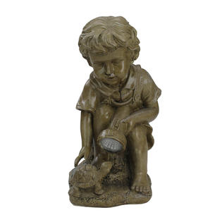 Northlight 093422632485 12 25 Solar Powered Led Lighted Boy