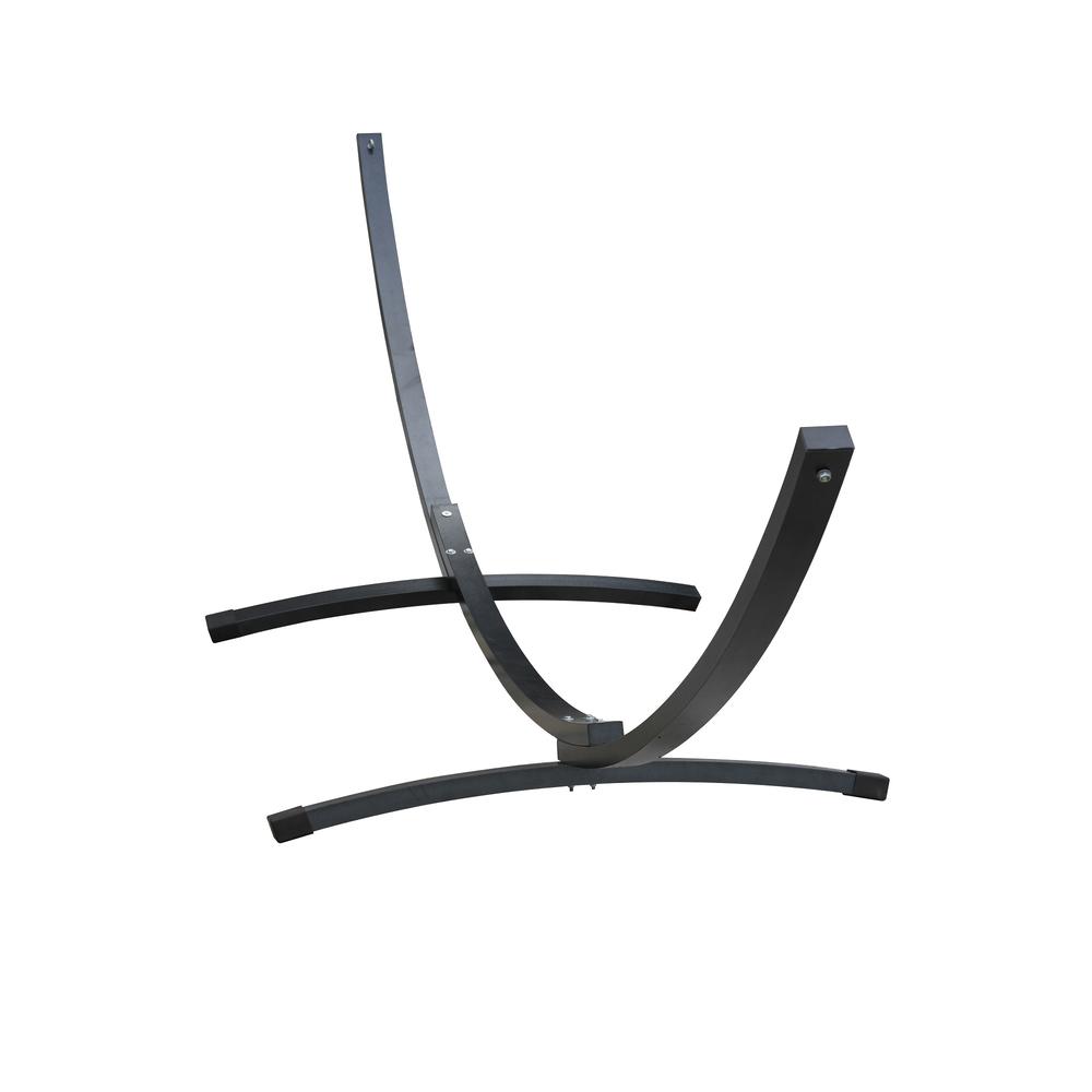 The Hamptons Collection 181” Oil Rubbed Bronze Aluminum Arc Hammock Stand With Hardware