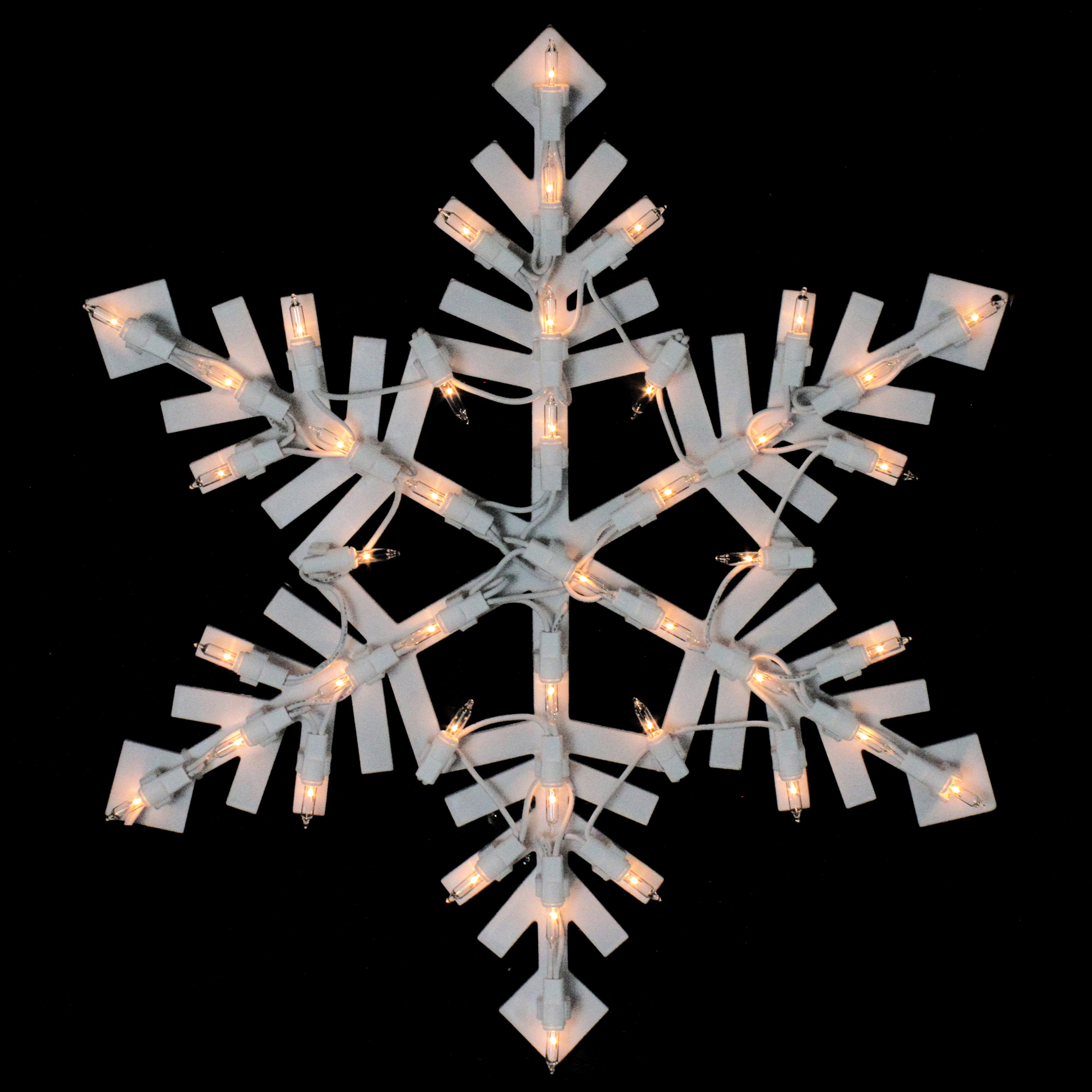 Northlight Lighted Snowflake Window Silhouette