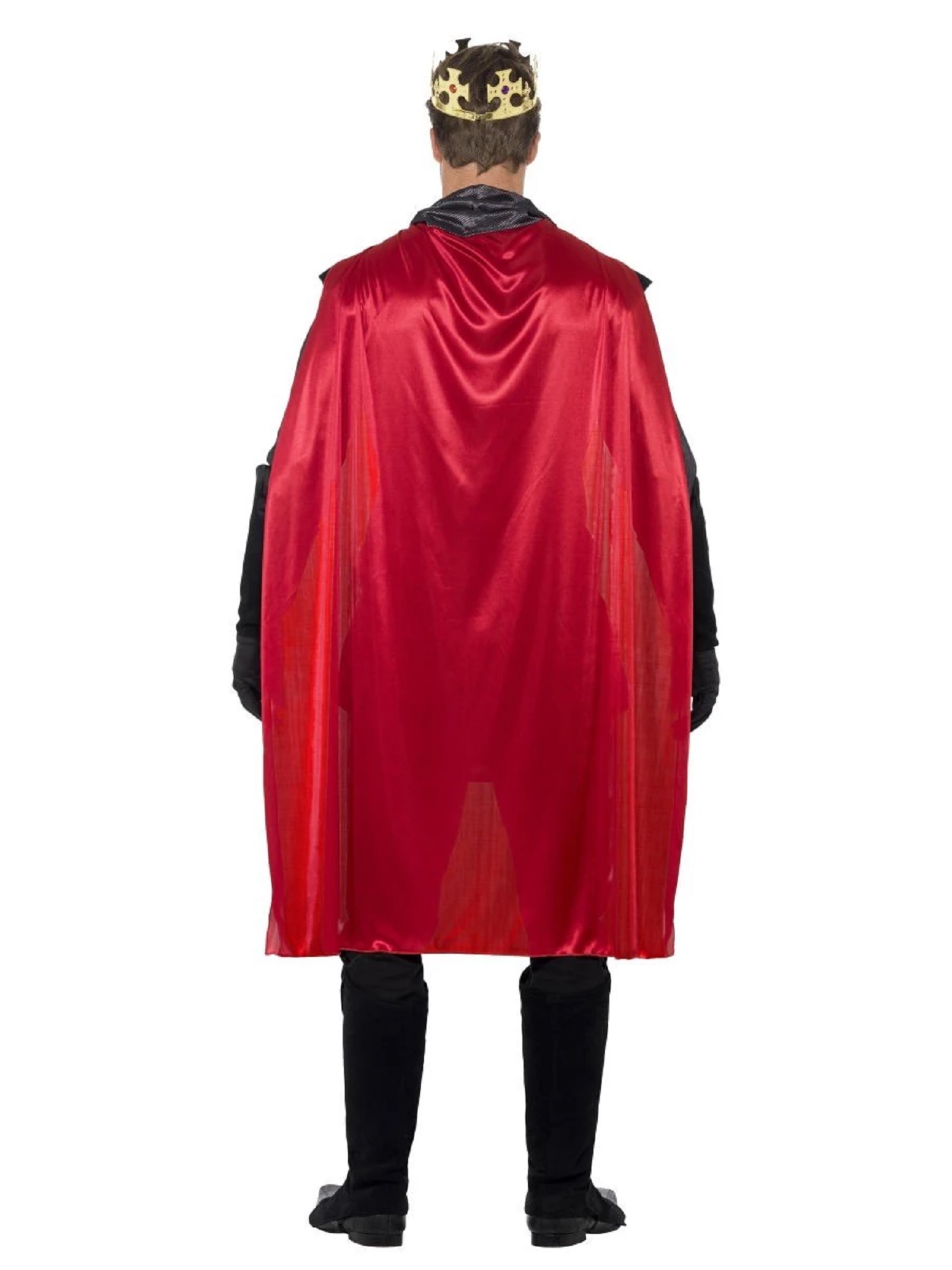 Smiffys 40" Black and Red King Arthur Deluxe Men Adult Halloween Costume - Large