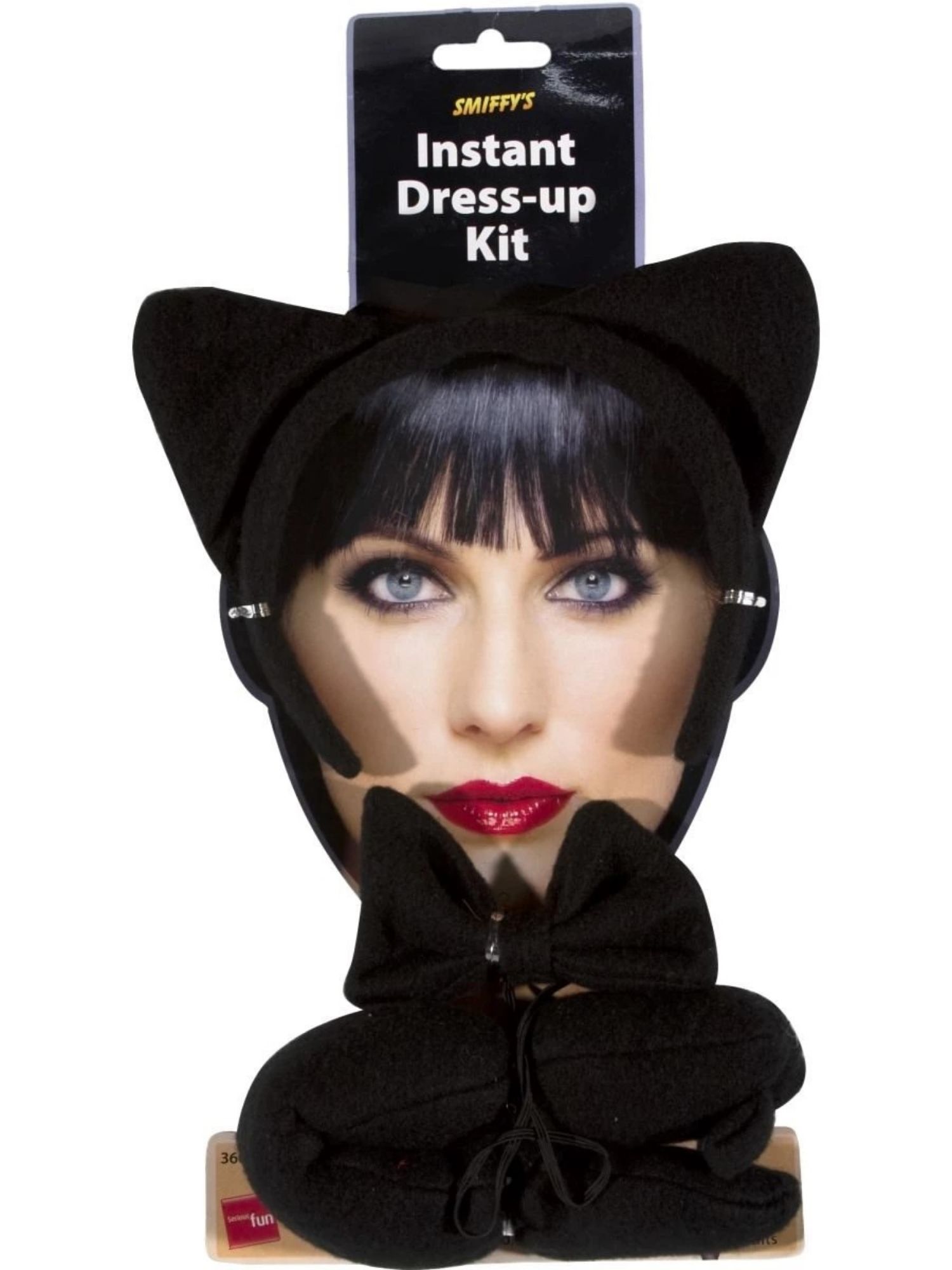 Smiffys 38 Black Fur Cat Women Adult Halloween Costume One Size