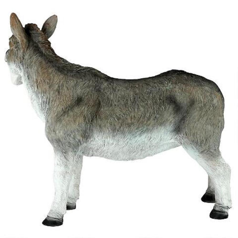 Outdoor Living and Style 14.5" Laughing Donkey Hand Painted Outdoor Garden Statue