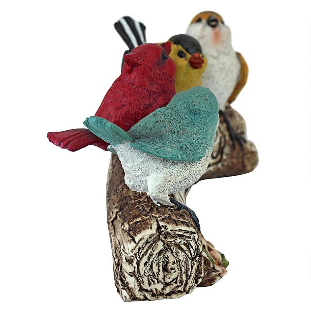 Outdoor Living and Style 10.5" Birdy "Welcome" Sign Outdoor Garden Statue
