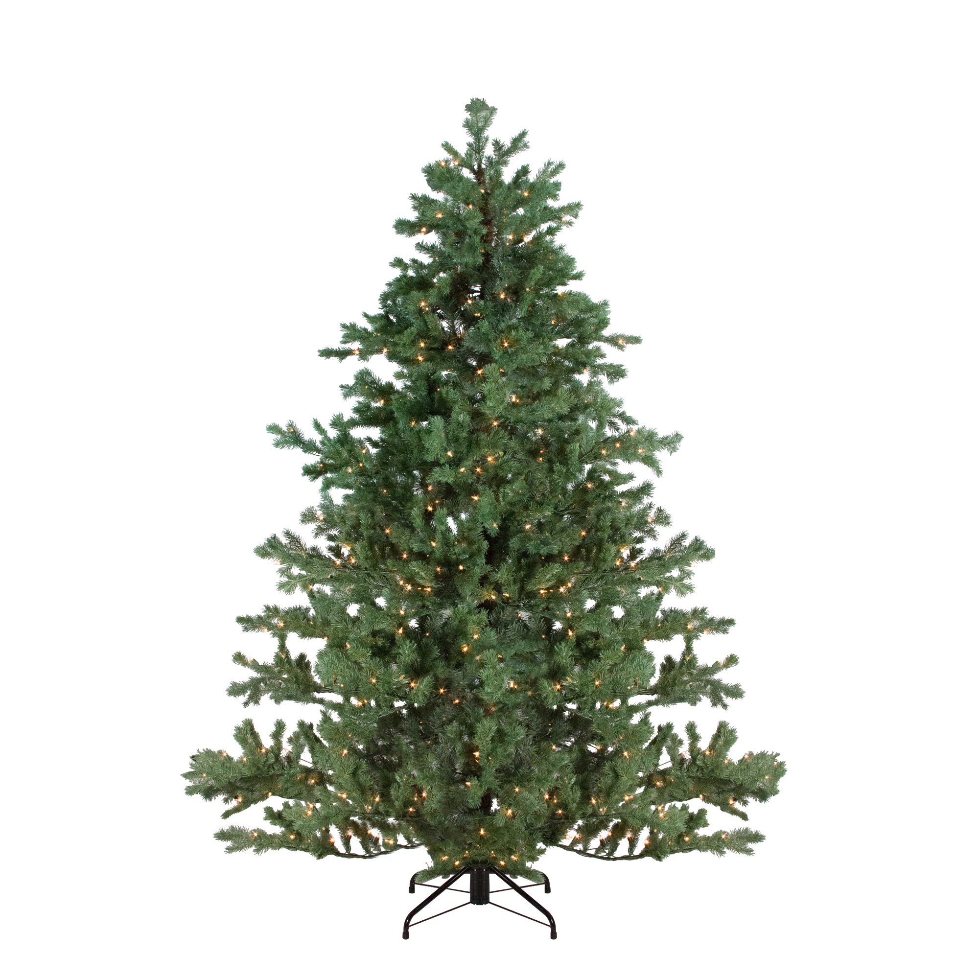 Northlight 7.5' Pre-Lit Full Green Mountain Pine Artificial Christmas Tree - Clear Lights