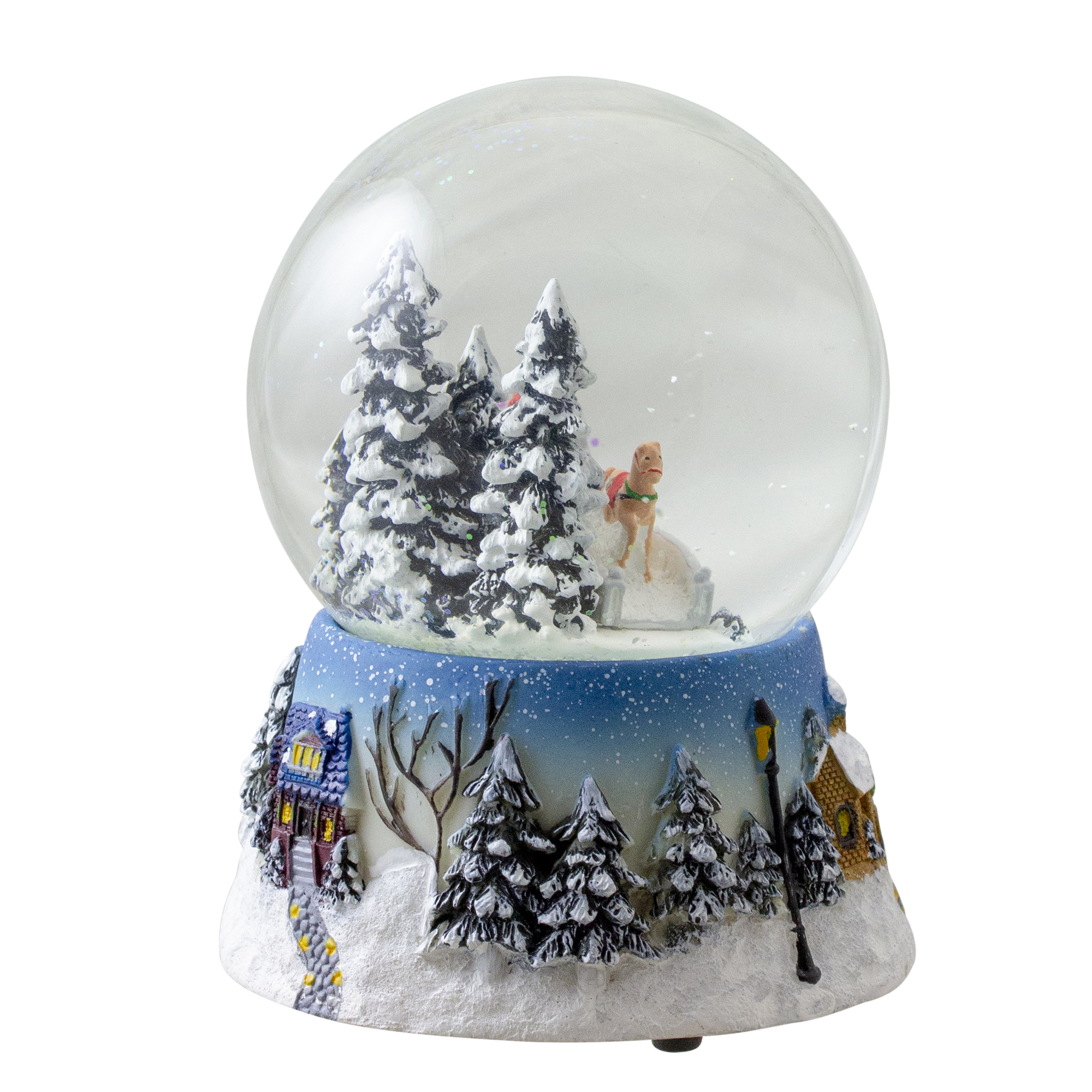 Northlight 6 Musical Winter Forest Sleigh Ride Christmas Snow