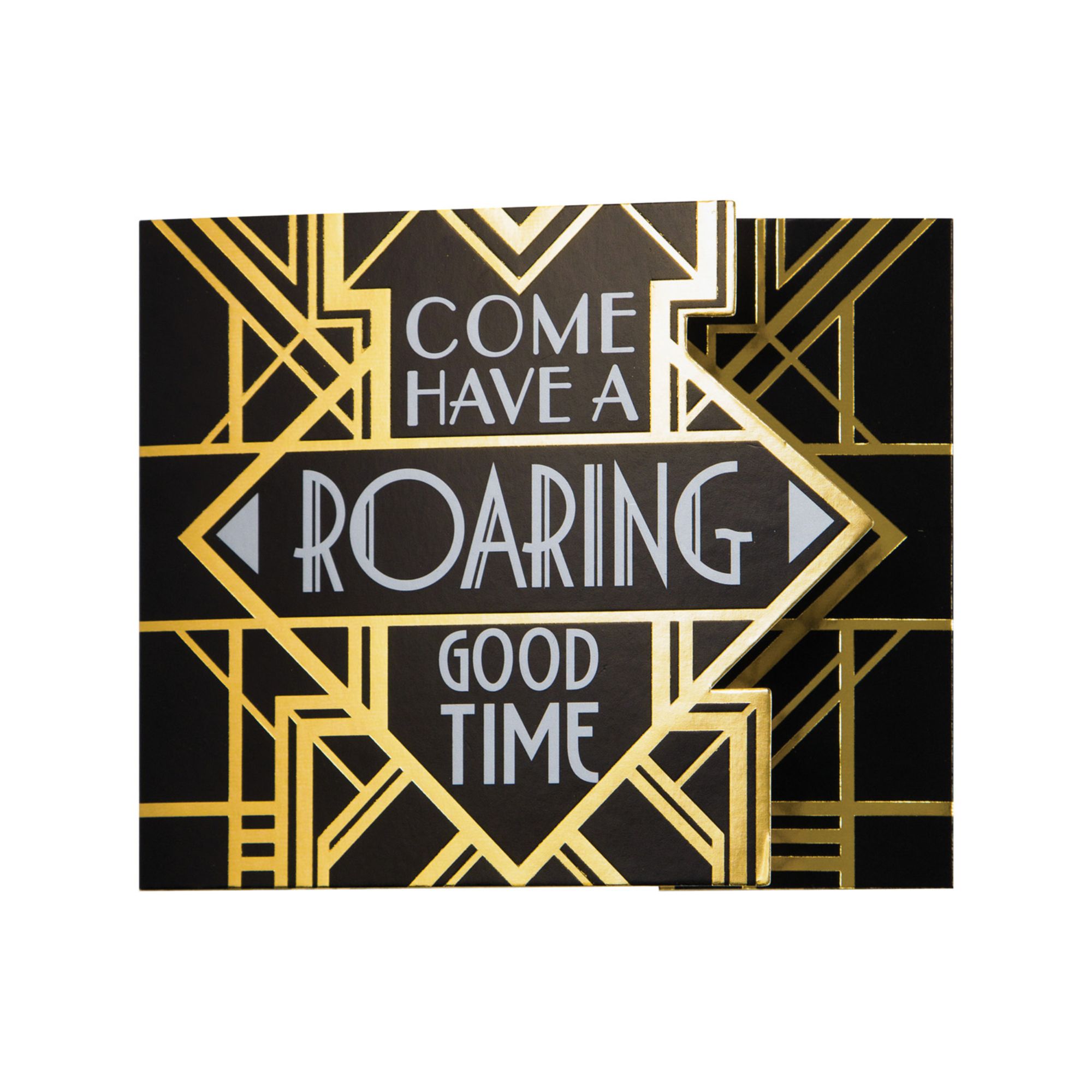 Party Central Creative Converting 344493 5.5 x 4.5 in. Roaring 20s Invitations&#44; Case of 6 - 8 Count