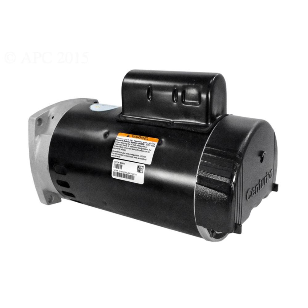 The Pool Supply Shop 1.5 to 0.19 HP Square Flange Dual Speed Pool Pump Motor, 1.47 SF