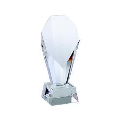 Contemporary Home Living 8.25" Optic Crystal Fountain Trophy