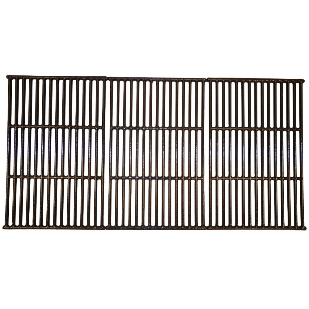 Contemporary Home Living 3pc Gloss Cast Iron Cooking Grid for Coleman Gas Grills 34.75"