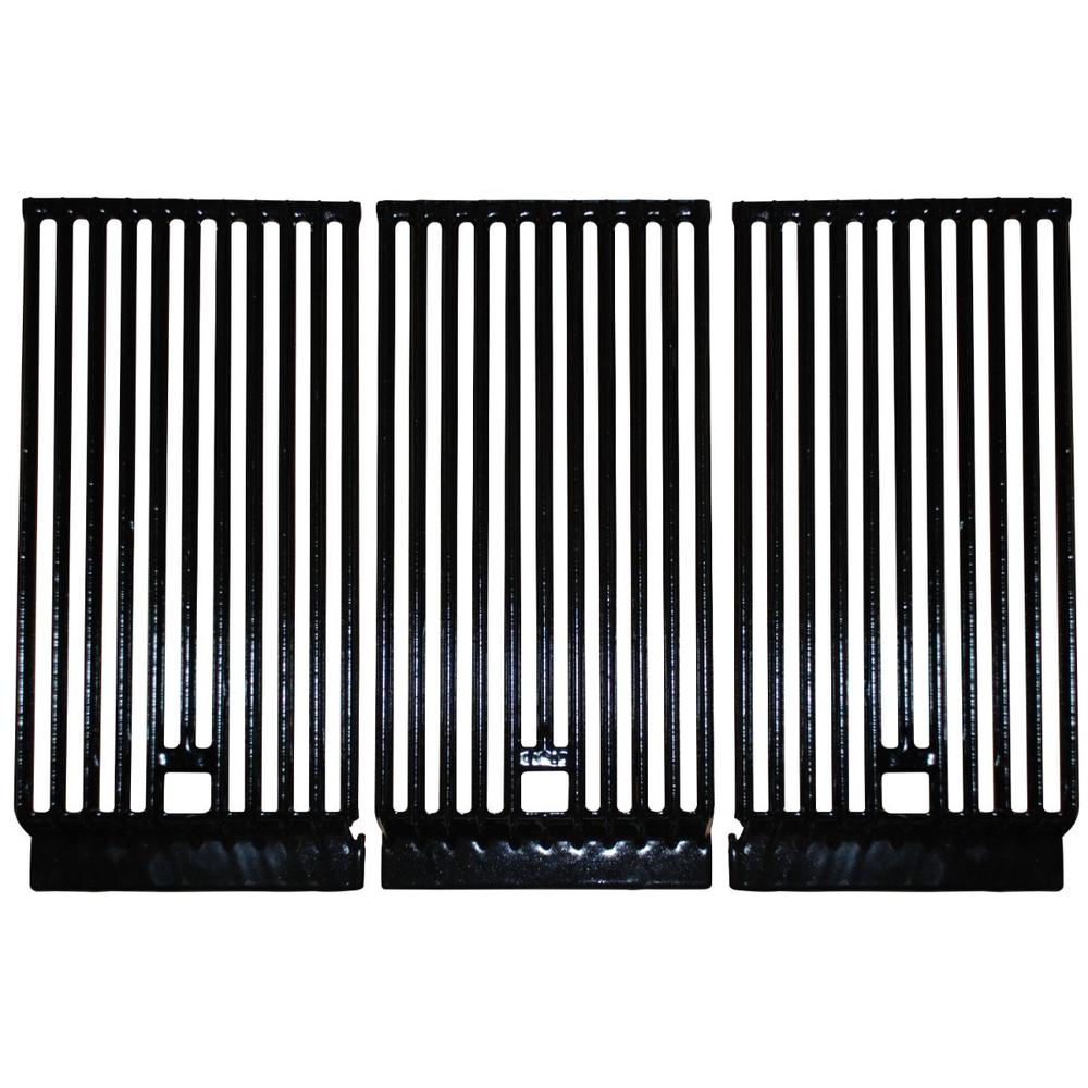 Contemporary Home Living 3pc Gloss Cast Iron Cooking Grid for Broilmaster Gas Grills 25"