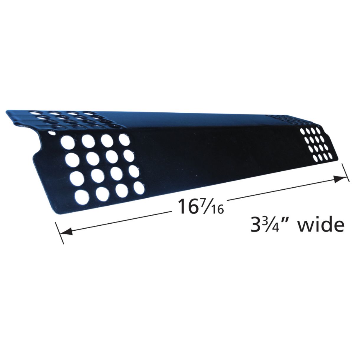 Contemporary Home Living 16.25" Blue Heat Plate for Master Chef and Charbroil Gas Grills