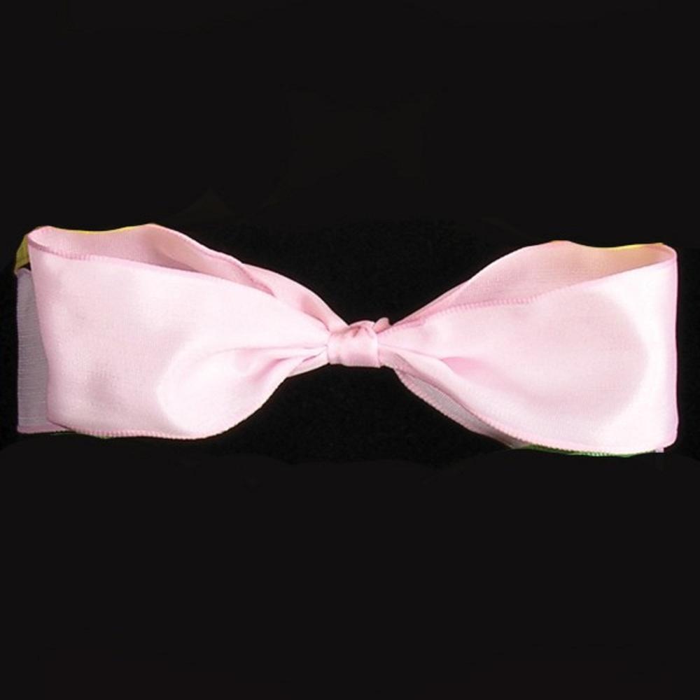 The Ribbon People Soft Pink Solid Wired Ribbon 0.25" x 108 Yards