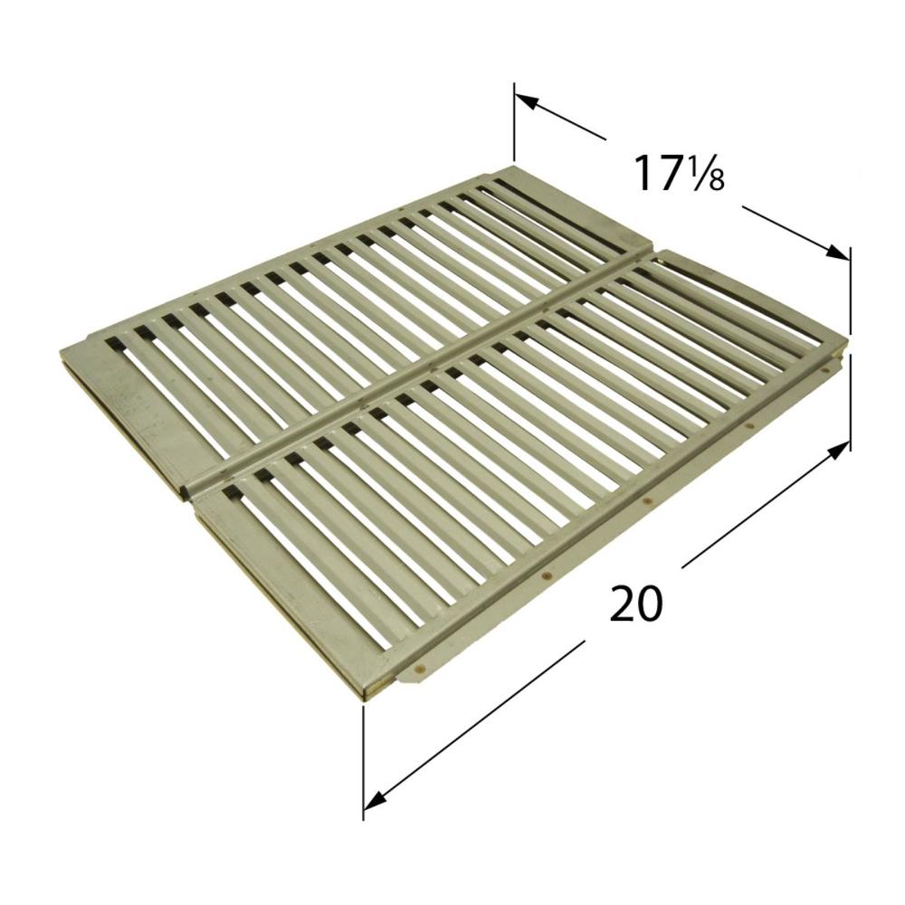 Contemporary Home Living 20" Stainless Steel Heat Plate for Ducane Gas Grills