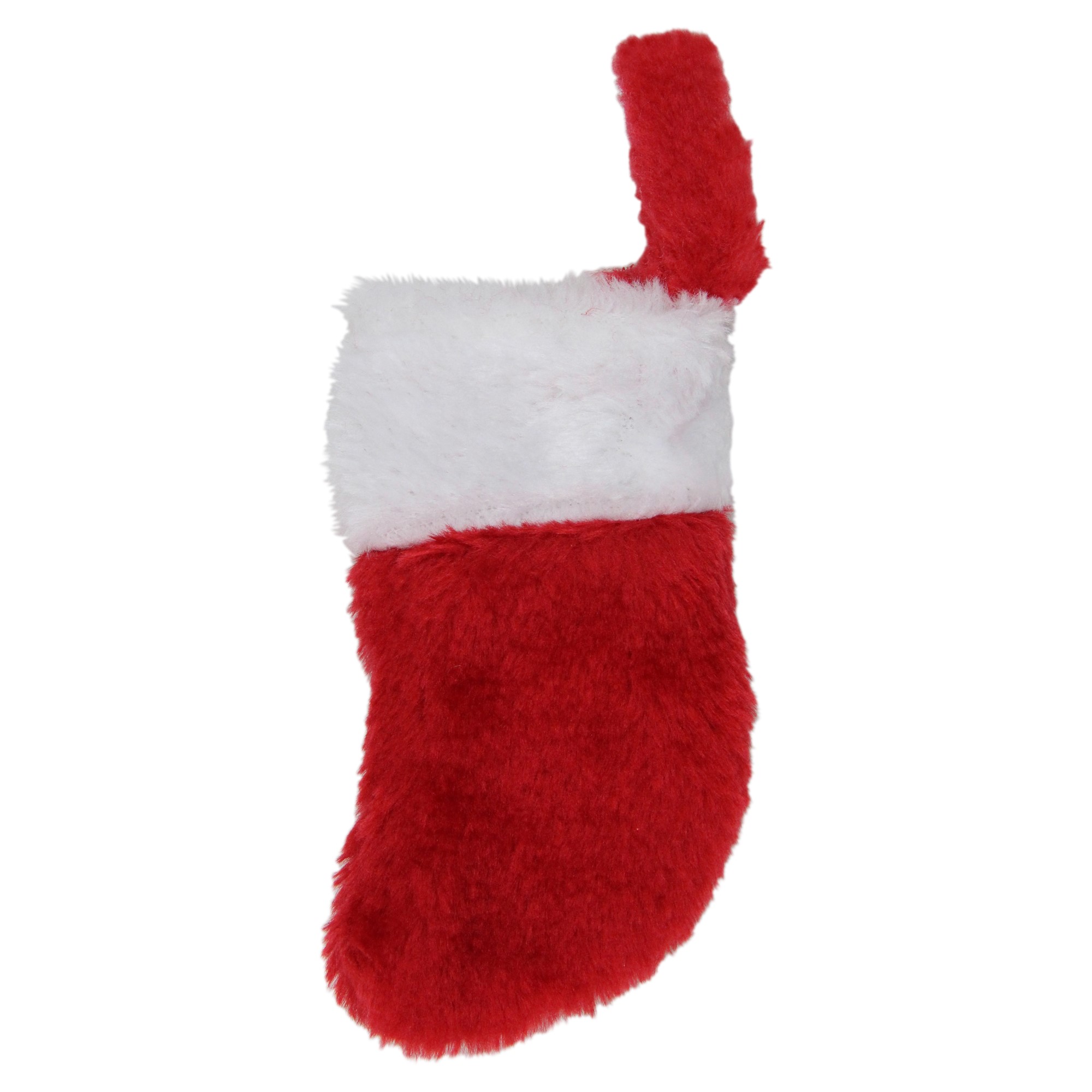 Northlight 6" Red and White Traditional Cuff Mini Christmas Stocking