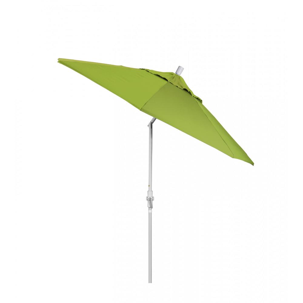 Outdoor Living and Style 9ft Outdoor Sun Master Series Patio Umbrella  With Crank Lift and Collar-Tilt System, Apple Green
