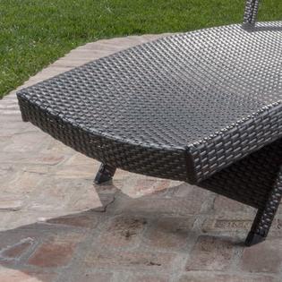 Contemporary Home Living 842369104254 2-Piece Brown Wicker Outdoor