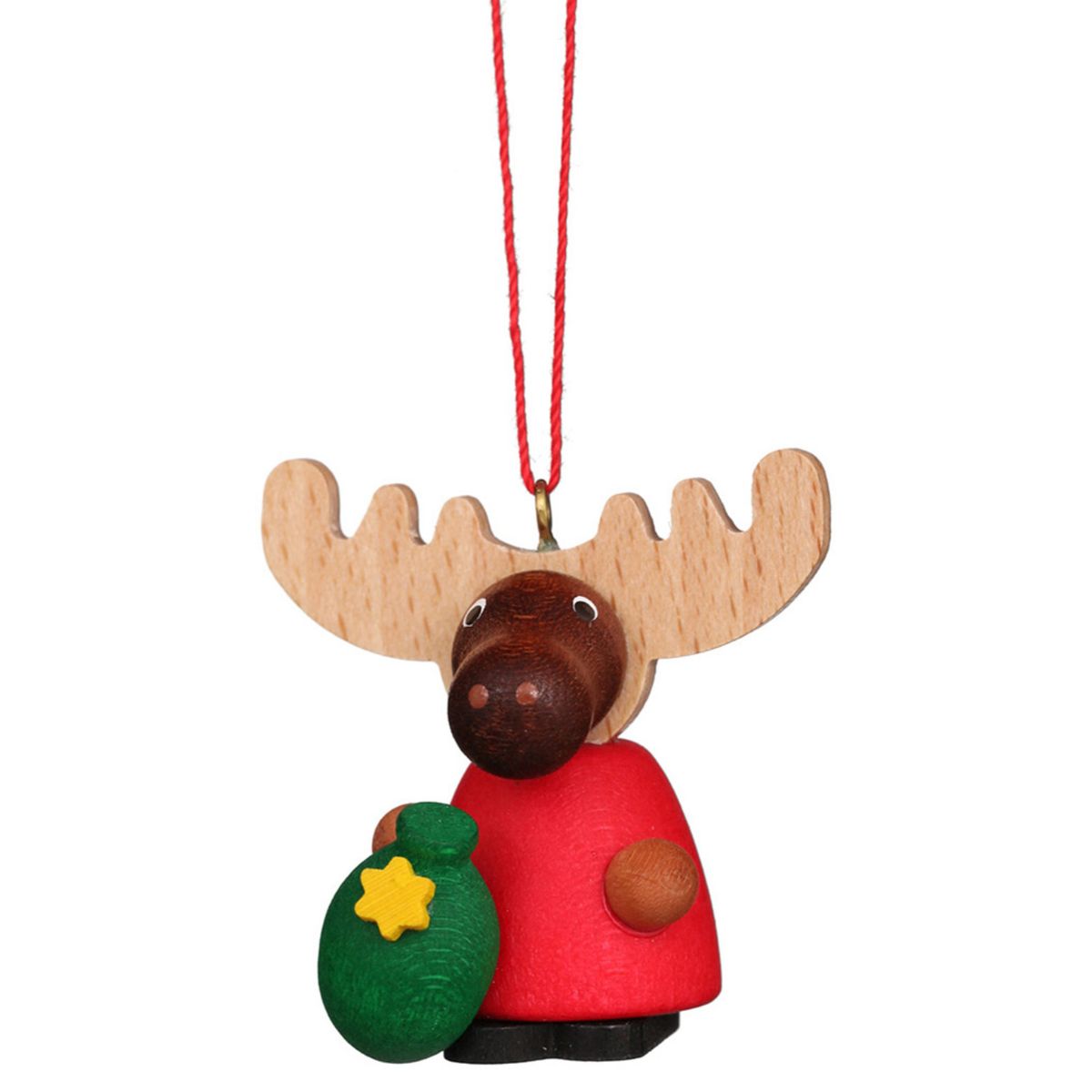 Alexander 1.5" Christian Ulbricht Moose Santa Christmas Ornament