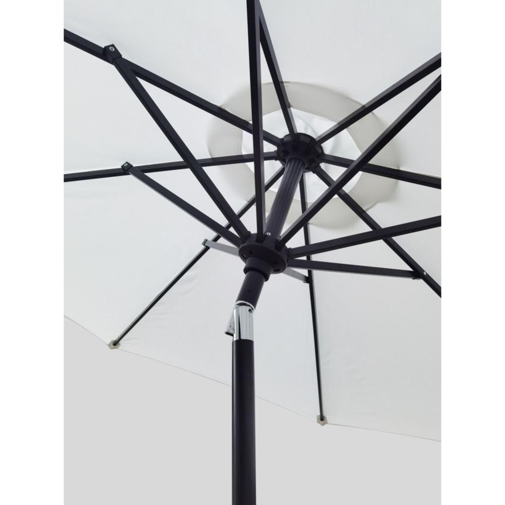 Outdoor Living and Style 106.25" White Aluminum Market Patio Umbrella