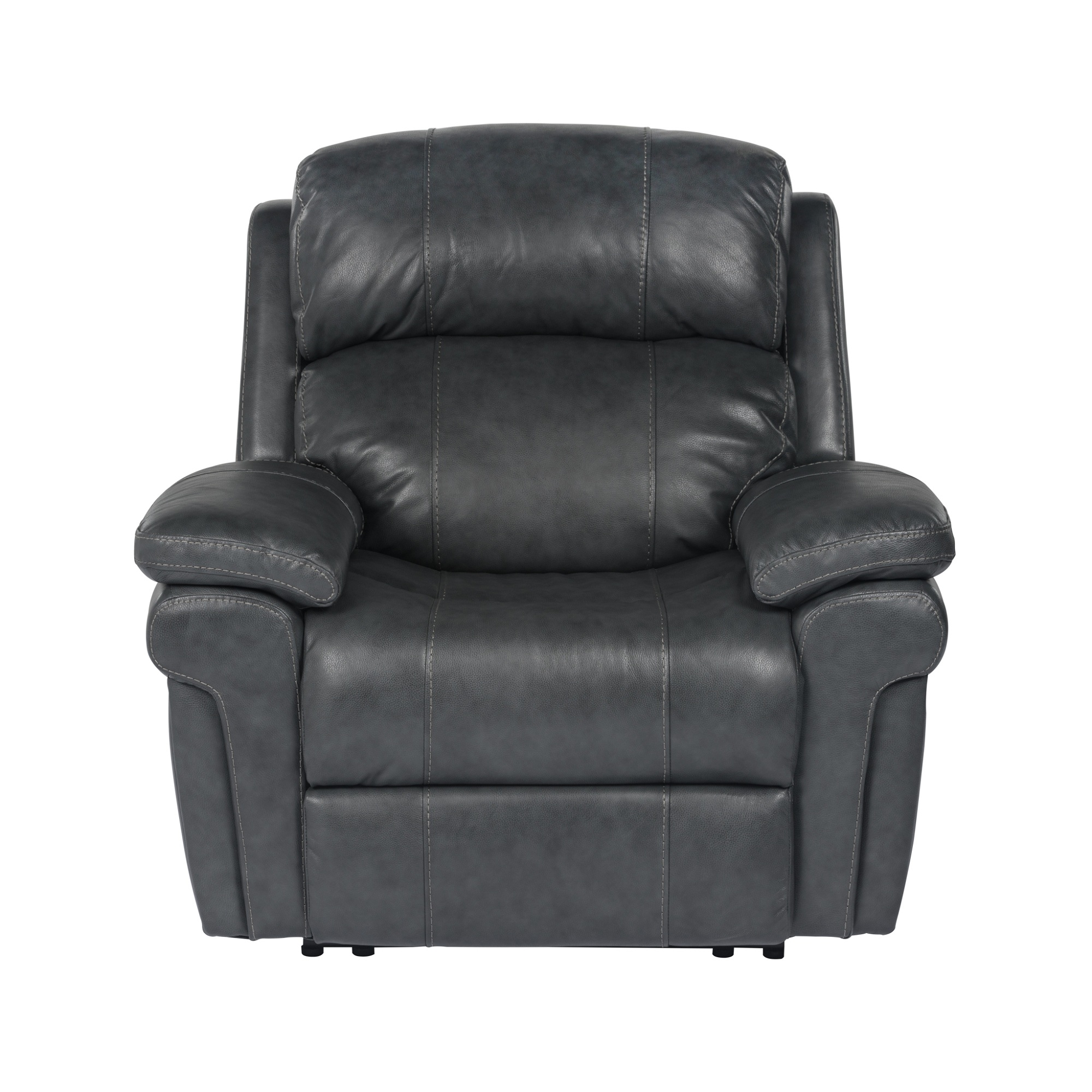 The Hamptons Collection 51" Black Leather Power Reclining Chair