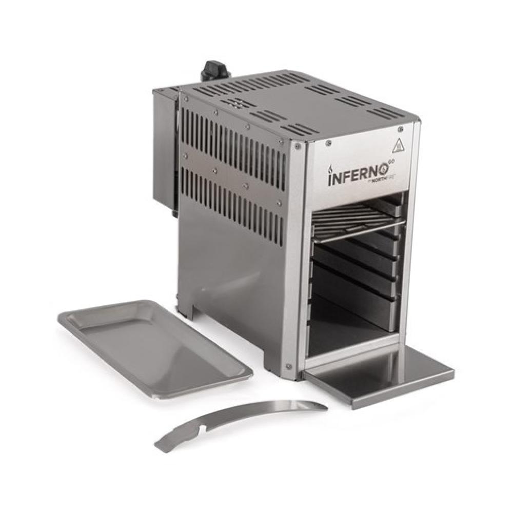 The Hamptons Collection 16” Stainless Steel Lightweight InfernoGO Propane Cooking Grill