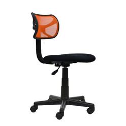 Techni Office Solutions Techni Mobili Student Chair, Mesh Office Task Chair with Hight Adjustment, Technical Task Chair with Caster Wheels, Orange