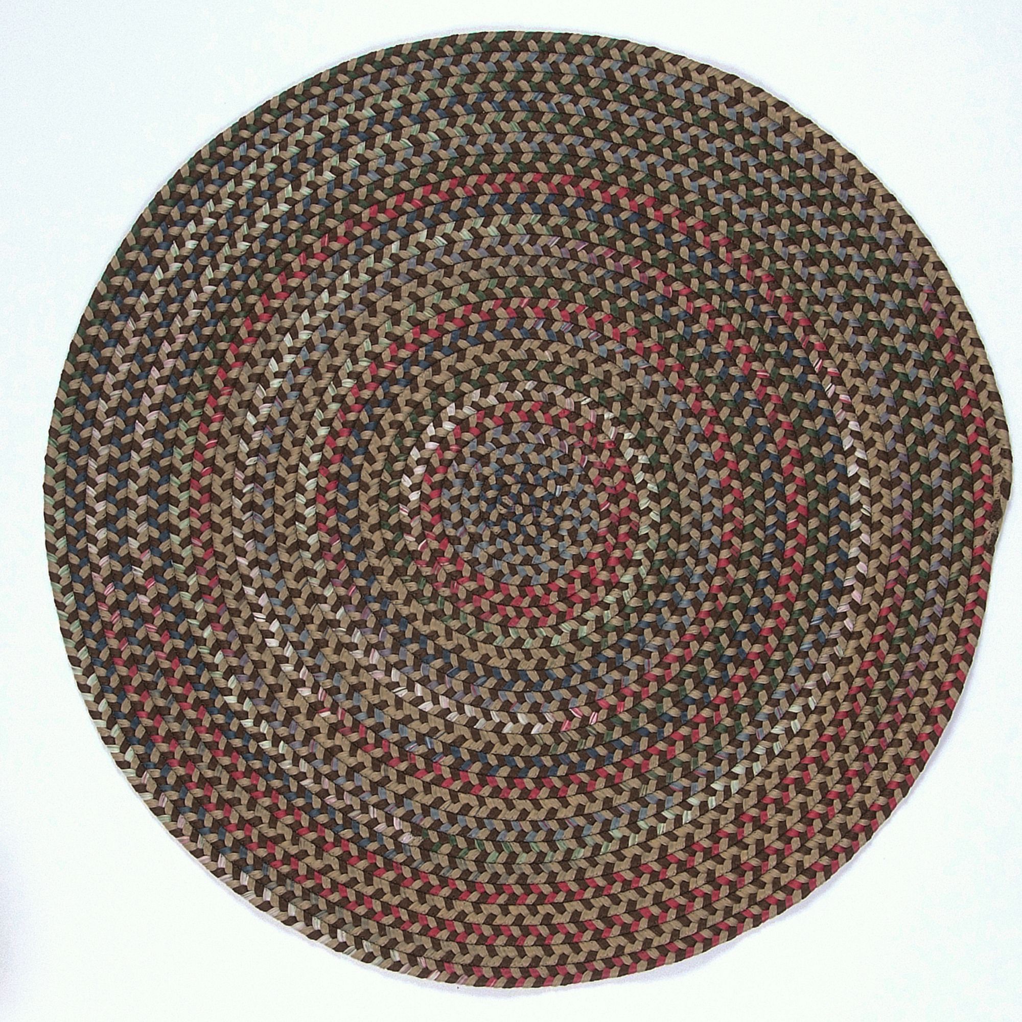 Colonial Mills 8 Chocolate Brown And, Chocolate Brown Round Area Rug