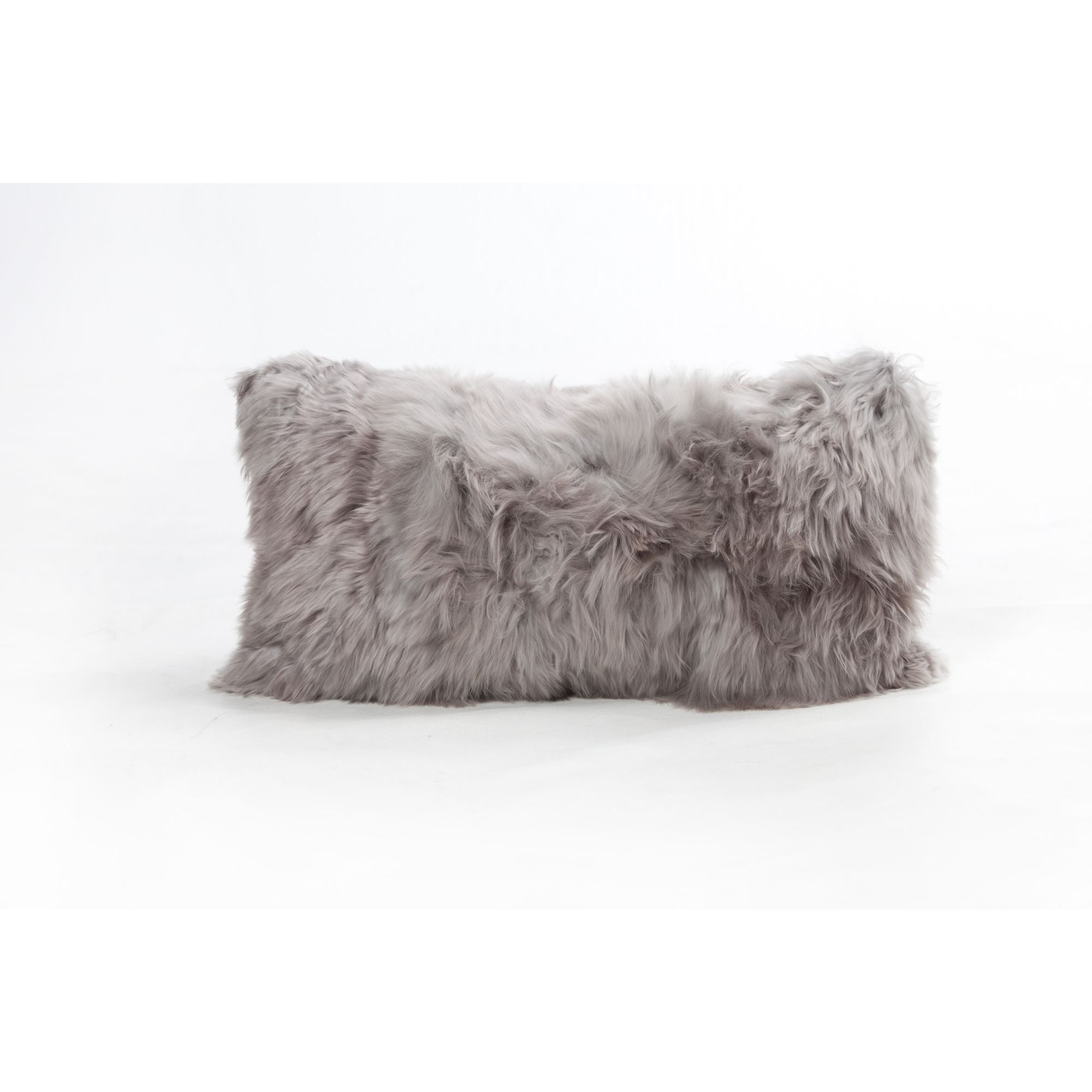 Contemporary Home Living 20" Slate Gray Contemporary Solid Throw Pillow - Feather and Down Filler