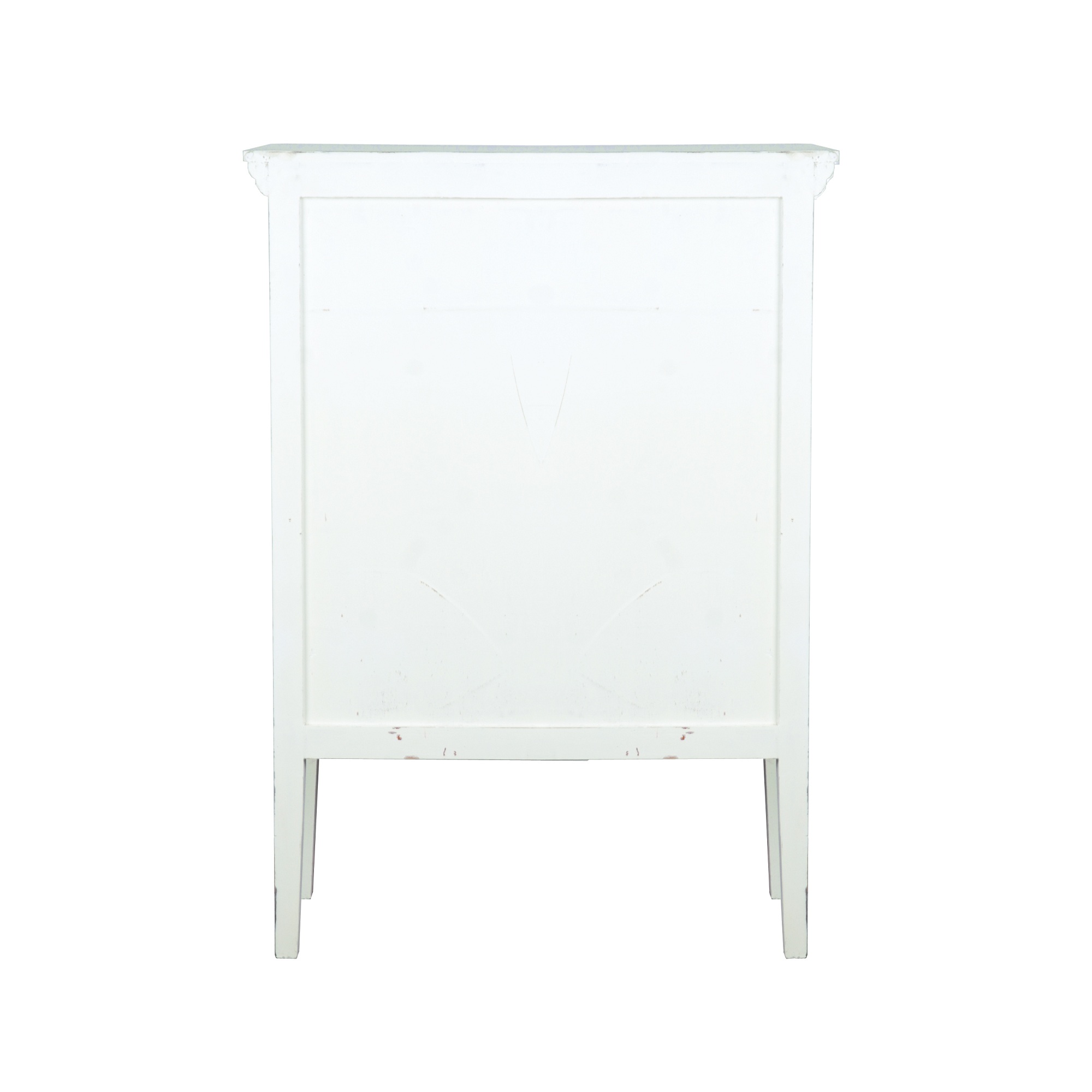 The Hamptons Collection 48" Antique White Sunset Tradinmg 2 Wire Door Cottage-Country Cabinet
