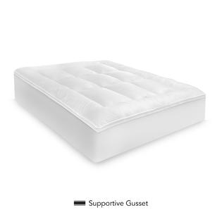 Soft Tex International 80 White King Size Memory Foam Fiber Filled Memoryloft Mattress Topper Soft Tex Memory Foam Mattress