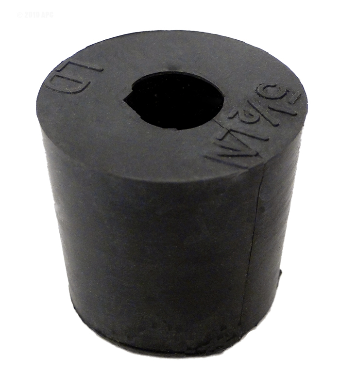 The Pool Supply Shop 1" Black Rubber Cord Stopper for 12V Wire