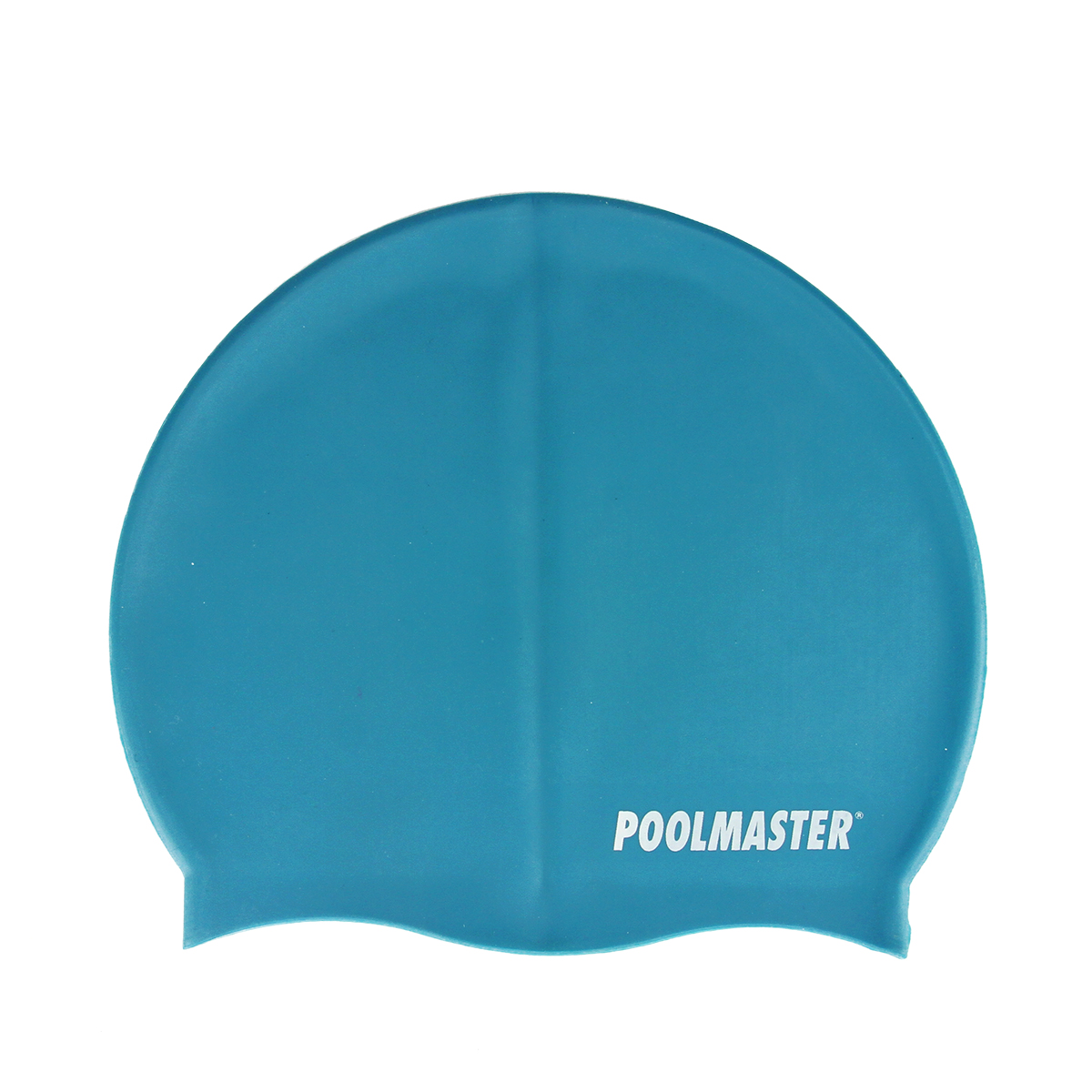 Swim Central 8.5" Aqua Blue Solid Swim Cap for Swimming Pools and Spas for Teens and Adults