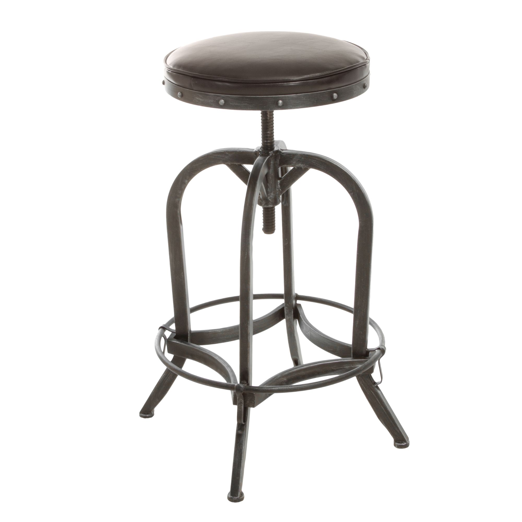 Contemporary Home Living 27 Brown And, Bar Stool Rubber Feet