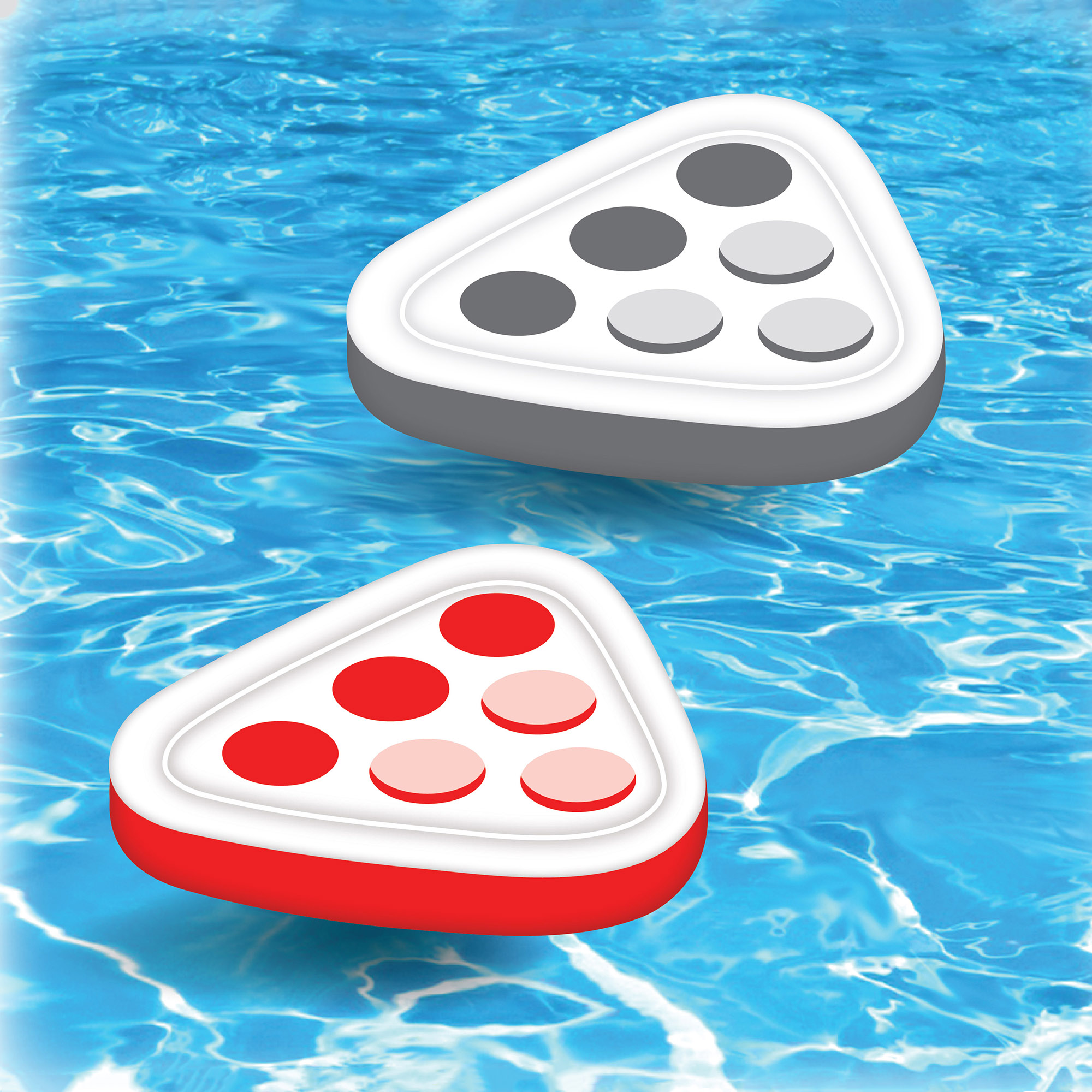 Northlight 17.75" Inflatable Floating Swimming Pool Pong Game Set