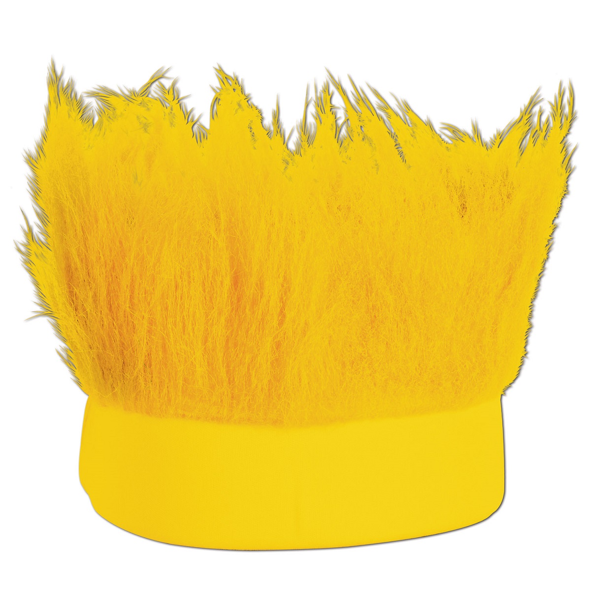 Beistle Club Pack of 12 Yellow Decorative Party Hairy Headband Costume Accessory