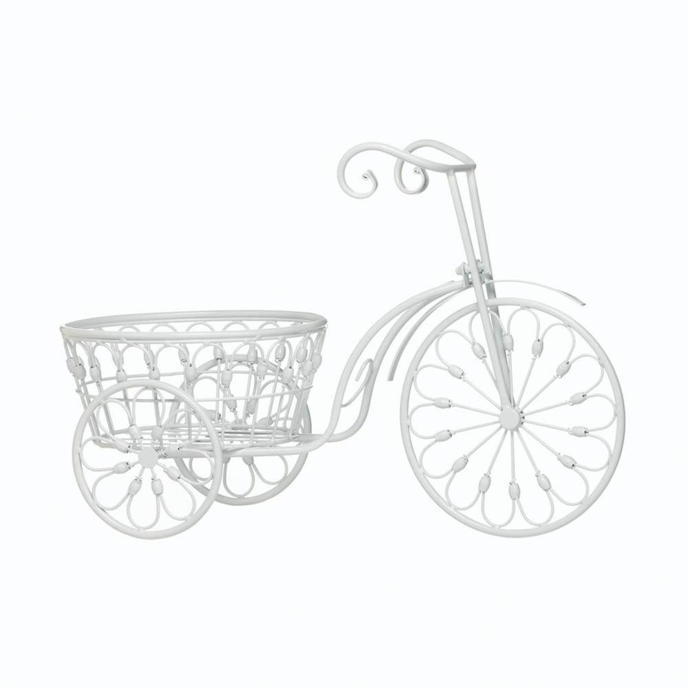 Zingz & Thingz Three Wheeled Bicycle Planter - 20.75" - White