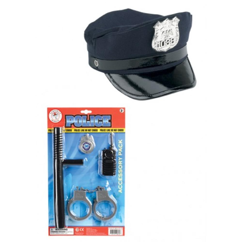The Costume Center Jr. Police Officer Halloween Cap Only