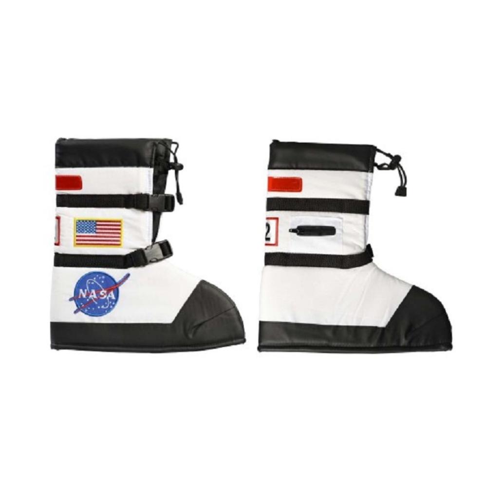 The Costume Center 11" Astronaut Boots, White - Large
