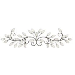 Contemporary Home Living Stratton Home Decor Brushed Pearl Over the door Wall Decor