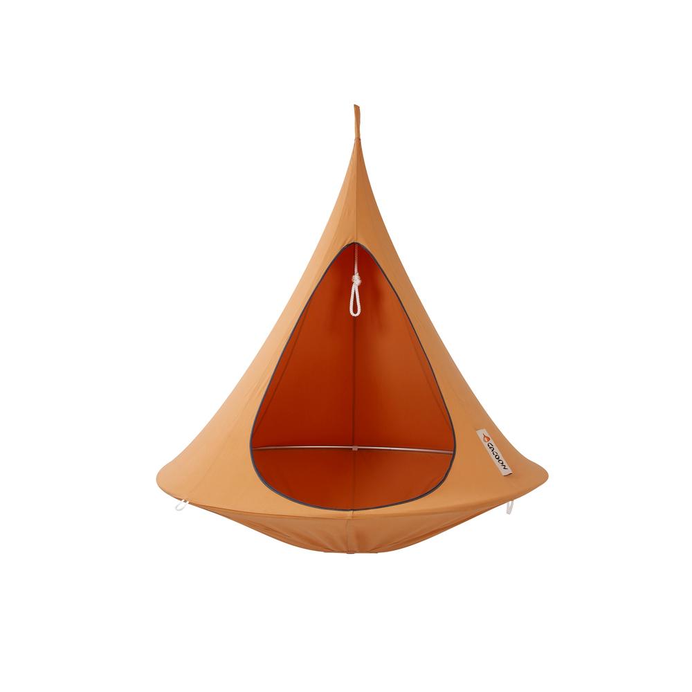 The Hamptons Collection 60” Orange Heavy Duty Hanging Cacoon Chair with Hanging Hardware