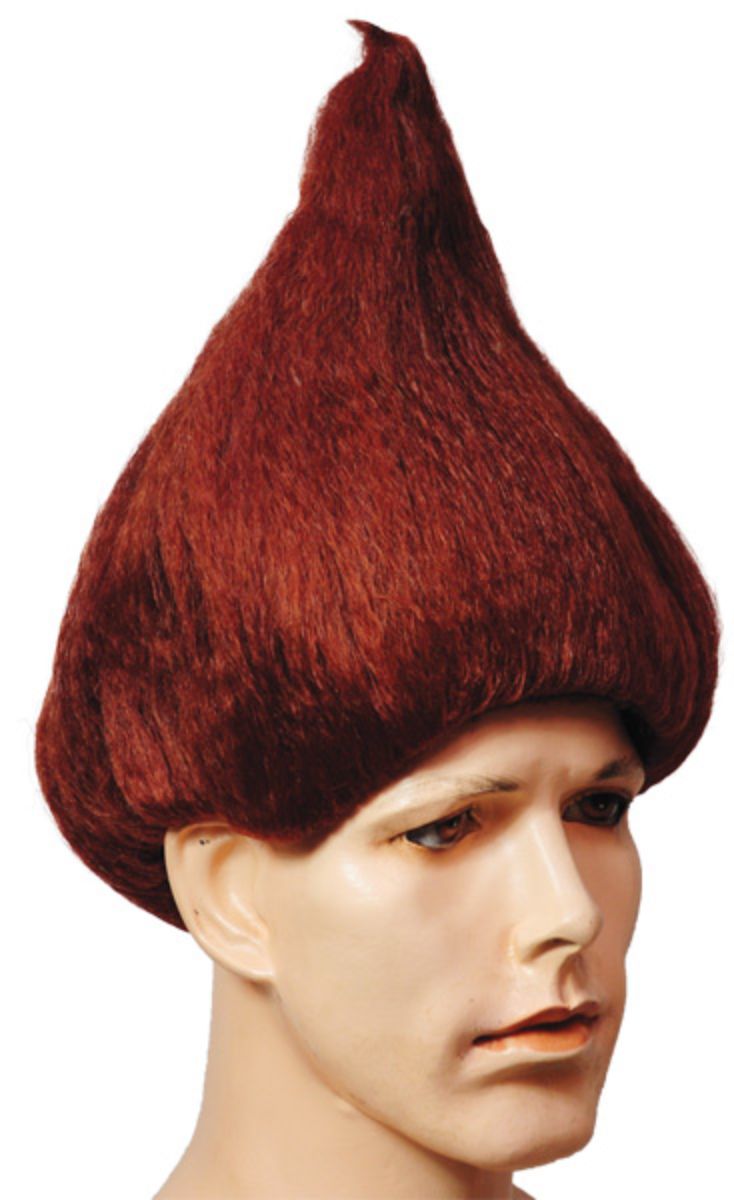 The Costume Center Brown Troll Wig Men Adult Halloween Costume Accessory