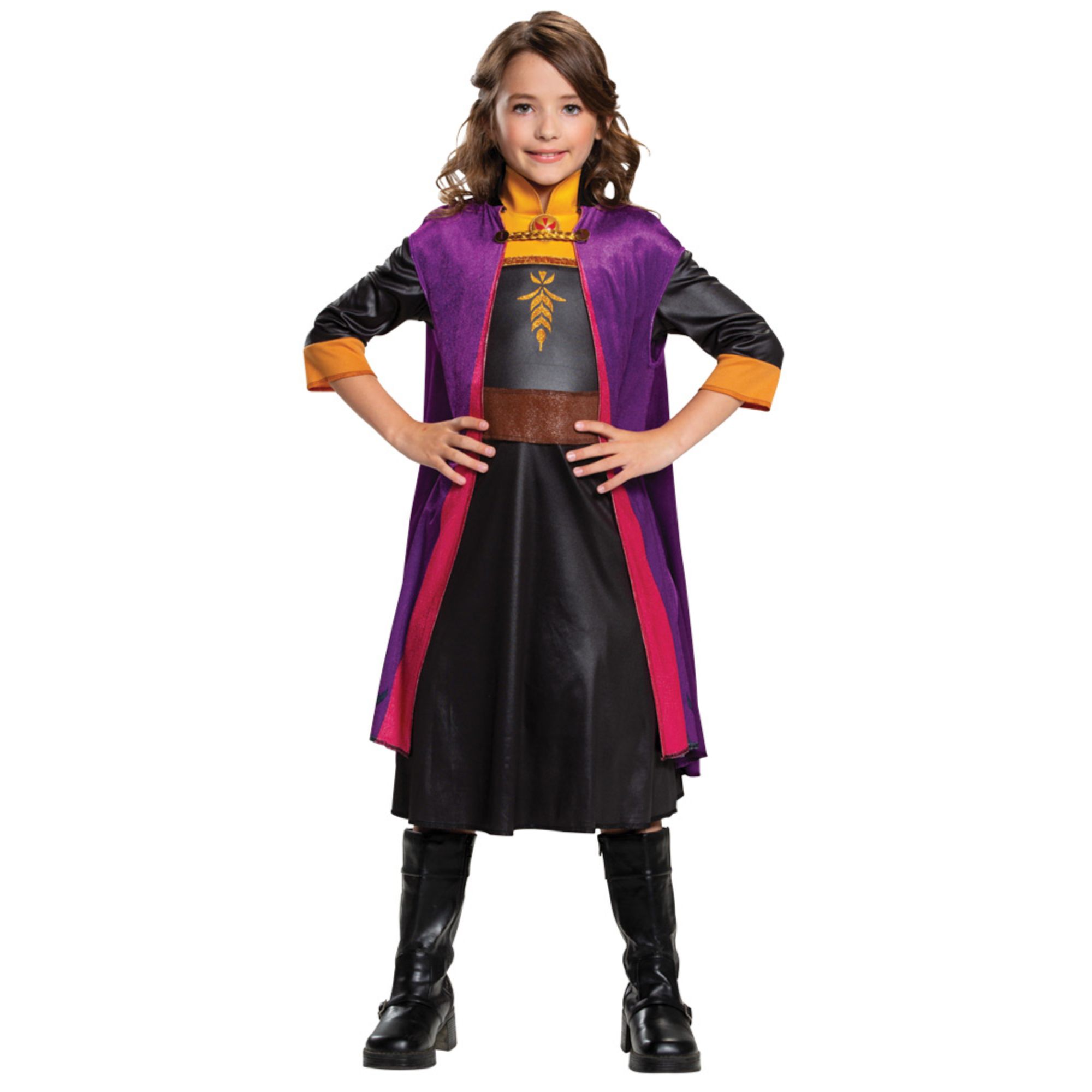 The Costume Center Black and Purple Frozen Anna Girl Child Halloween Costume - Small
