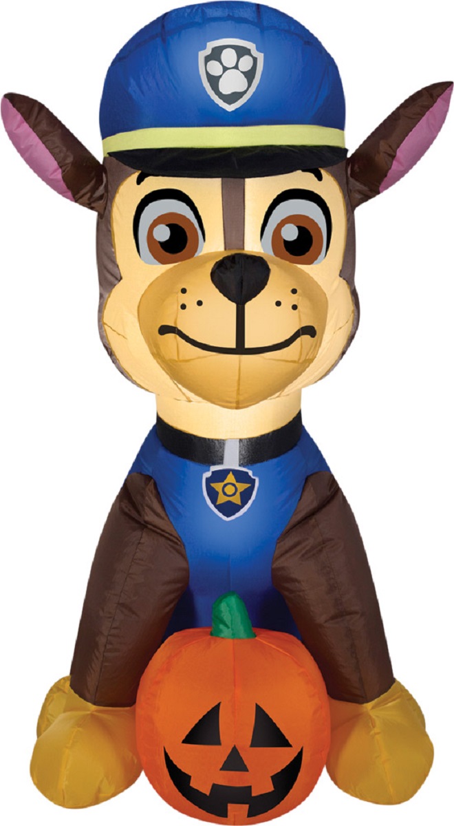 The Costume Center Inflatable Nickelodeon Paw Patrol Chase Outdoor Halloween Decor - 36" - Brown and Blue